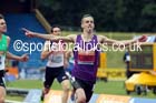 Niall Flannery (Newham) wins the 400 metres hurdles, 2014 Sainsbury's British Championships. Photo: David T. Hewitson/Sports for All Pics